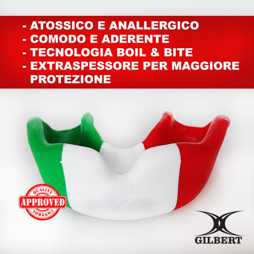 Italian flag mouthguard