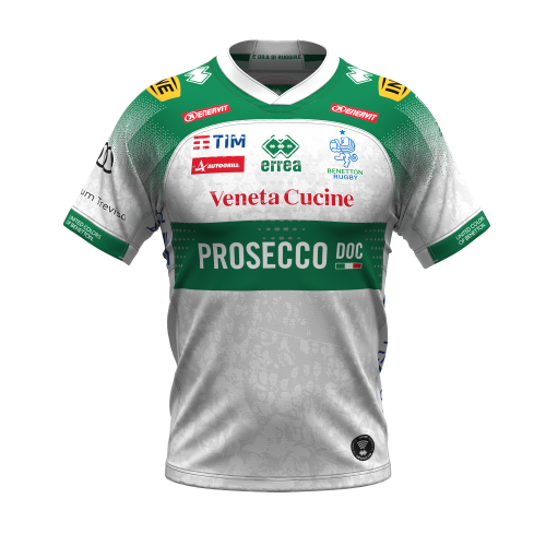 Prodotto BEN202425H MAGLIA BENETTON RUGBY TREVISO URC 24 25 HOME ERREA T SHIRT
